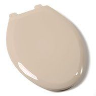 Comfort Seats C2200S03 EZ Close Deluxe Plastic Toilet Seat, Elongated, Almond by Comfort Seats