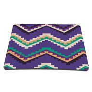 Elonbo TM 8.6 x 7 inches / 220 x 180 mm Cute National Wind Stripe Design Waterproof Neoprene Soft Mouse Pad N9