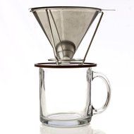 Stainless Steel Pour Over Coffee Maker - Pour Over Coffee Dipper - Reusable Drip Coffee Maker - Reusable Paperless...