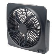 o2 Cool 10&quot; Battery Powered Portable Fan Charcoal