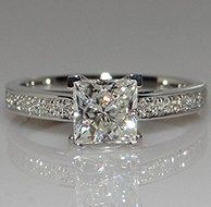 White Sapphire Birthstone 925 Silver Filled Wedding Bridal Ring Gift Size 6-10 (8) N3