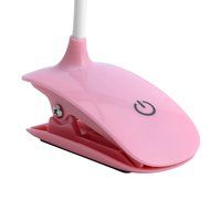 Kocome USB Clip on Fan Rechargeable Battery Home Office Desk Table Crib Cooling Fans (Pink) N5
