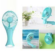 Megadream Portable USB Rechargeable 18650 Battery Operated Foldable Desk Personal Hand Held Cooling Fan with Big... N10