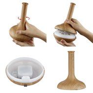 TopReturn&reg; Bois Series 140ML Aromatherapy Essential Oil Diffuser Ionizer Air Humidifier, Wood Grain Style, Super... N6