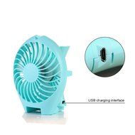 Megadream Portable USB Rechargeable 18650 Battery Operated Foldable Desk Personal Hand Held Cooling Fan with Big... N12