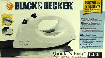 Black and Decker E380 Quick 'N Easy 3-in-1 Steam Iron