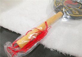 Kong Mingshan Chinese Ancient Goose Feather Fan Zhu Geliang - One Fan with Design and Color maybe Vary N7