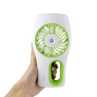 Monilon Mini Misting Fan Portable Cooling Humidifier USB Rechargeable Hydrating Fan with Built-in Battery Air... N10