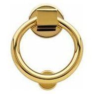Baldwin 0195056 Ring Door Knocker, Lifetime Satin Nickel by Baldwin