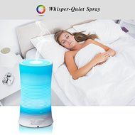Tenswall Aroma Ultrasonic Essential Oil Diffuser Aromatherapy Waterless Auto Shut-off Cool Mist Humidifier 100ml... N5