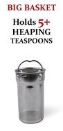 Flying Tea Gourd Travel Tea Infuser Bottle, Loose Leaf, Stainless Steel Tea Thermos with Mesh Tea Basket, 16oz N2