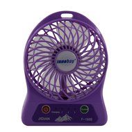 Innobay&reg; Innovative Pocket Rechargeable Fan Built-in with 4400mah Lithium Battery Also Working As Power Bank (... N6