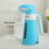 Kazoo Compact Handheld Fabric Steamer, portable mini for travel, Pink N5