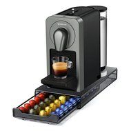 Nespresso Prodigio &amp; Milk Frother Silver Espresso Maker and BONUS 40 Capsule Storage Drawer