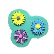 Sher Little Daisy Flower Silicone Fondant Cake Molds Chocolate Mould For The Kitchen Baking Sugar Cake Decoration...