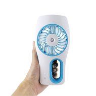 Monilon Mini Misting Fan Portable Cooling Humidifier USB Rechargeable Hydrating Fan with Built-in Battery Air... N14