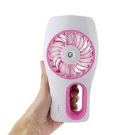 Monilon Mini Misting Fan Portable Cooling Humidifier USB Rechargeable Hydrating Fan with Built-in Battery Air... N15