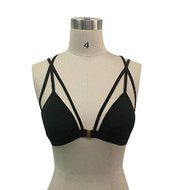 PHOTNO Women bra Strap Vest Cut Out Shirt Beach Tank Crop Tops