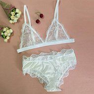 Underwear Suit, PHOTNO 1 Set Women Lace Wrapped Chest Tank Top Briefs Underwear Club Underwear