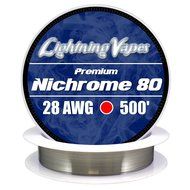 Genuine Lightning Vapes 28 AWG Nichrome 80 Wire 250' N3