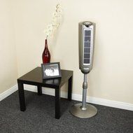 52" Oscillating 3 Speed Pedestal Fan with Remote Control Adjustable Height upto 52" Space Saving Design N4