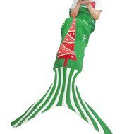 PHOTNO Mermaid Tail Blanket Handmade Crochet Adult Bed Wrap Sleeping Bag Sleeping Blanket