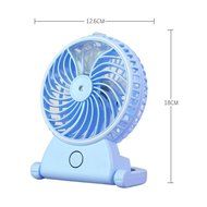 Humidifier Fan Handheld USB Mini Misting Cooling Fan Humidifier by eBerry&reg; (Blue) N9
