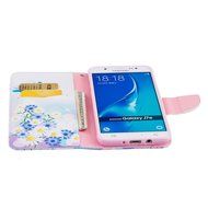 Galaxy J7 2016 Case,Galaxy J7 2016 Cover,ikasus Colorful Painted PU Leather Flip Wallet Pouch Stand Credit Card... N13