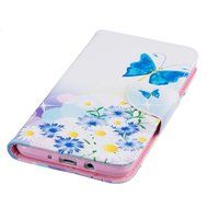 Galaxy J7 2016 Case,Galaxy J7 2016 Cover,ikasus Colorful Painted PU Leather Flip Wallet Pouch Stand Credit Card... N14