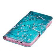 Galaxy J7 2016 Case,Galaxy J7 2016 Cover,ikasus Colorful Painted PU Leather Flip Wallet Pouch Stand Credit Card... N17