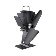 Caframo 800CA-XBX Ecofan Original Model 800 Heat Powered Wood Stove Fan, Black
