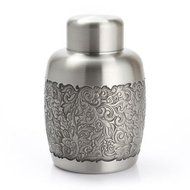 Royal Selangor Isthumus Home Collection Isthmus Airtight Pewter Tea/Coffee Caddy(Large) 18.3cm x16.5cm x12.7cm