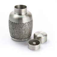 Royal Selangor Isthumus Home Collection Isthmus Airtight Pewter Tea/Coffee Caddy(Large) 18.3cm x16.5cm x12.7cm N2