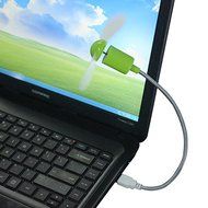 Coper &reg; Flexible USB Mini Cooling Fan Cooler For Laptop Desktop PC Computer New (Black) N17