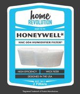 2 Honeywell HAC-504AW Humidifier Filters, Made to Fit Honeywell HCM-350, CM-600, HCM-710, HCM-300T &amp; HCM-315T,...