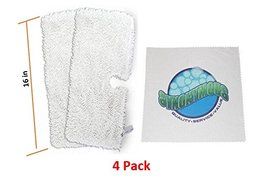 4 Pack Synonymous Replacement Bissell Powerfresh Pads for the Bissell Powerfresh 1940 Series Steam Mop &amp; Golden... N4