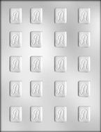 CK Products 1-1/4-Inch A-Initial Mint Chocolate Mold
