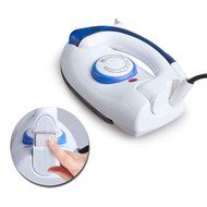VANRA Mini Travel Iron Foldable Portable Travel Steamer Dry Iron 700w with U-shape, Built-in Fuse and Thermostat... N6