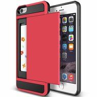 iPhone 7 Plus Case,Inspirationc Dual-Layer Hybrid Armor Wallet Case for iPhone 7 Plus 5.5 Inch--Black N18