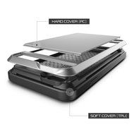 iPhone 7 Plus Case,Inspirationc Dual-Layer Hybrid Armor Wallet Case for iPhone 7 Plus 5.5 Inch--Black N20