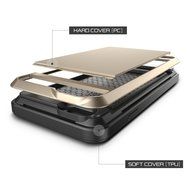 iPhone 7 Plus Case,Inspirationc Dual-Layer Hybrid Armor Wallet Case for iPhone 7 Plus 5.5 Inch--Black N21