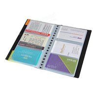 Bargain World Business Name ID Credit Card Holder Book Case Organizer Black N4