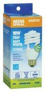 Satco 15W T2 Ultra MiniSpiral 2700K CFL - S7221 by Satco