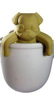 Pug Dog Herbal Tea and Spice Loose Leaf Infuser Strainer Stocking Stuffer
