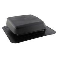 Plastic Roof Vent with 50 sq, in. Net Free Area Black