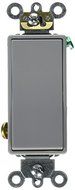 Leviton 5693-2GY 15 Amp 120/277V Decora Plus Rocker 3 Way AC Quiet Switch, Gray by Leviton