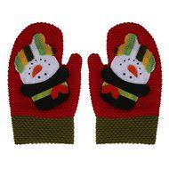 Christmas glove,Morecome Santa Snowman 1pc Cutlery Sets Of Six Sets Of Gloves