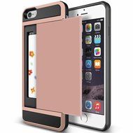 iPhone 7 Plus Case,Inspirationc Dual-Layer Hybrid Armor Wallet Case for iPhone 7 Plus 5.5 Inch--Black N24