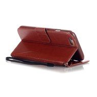 For iPhone 7 Case,iPhone 7 Leather Case,iPhone 7 Cover,Candywe [Gold] [Wallet]Leather Protective Stand Case For... N29