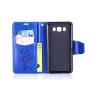 Galaxy J7 2016 Case,Galaxy J7 2016 Cover,ikasus Glitter Diamond Embossing Flowers Lily Butterfly PU Leather Flip... N5